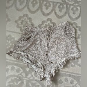 Leopard Print shorts-size small